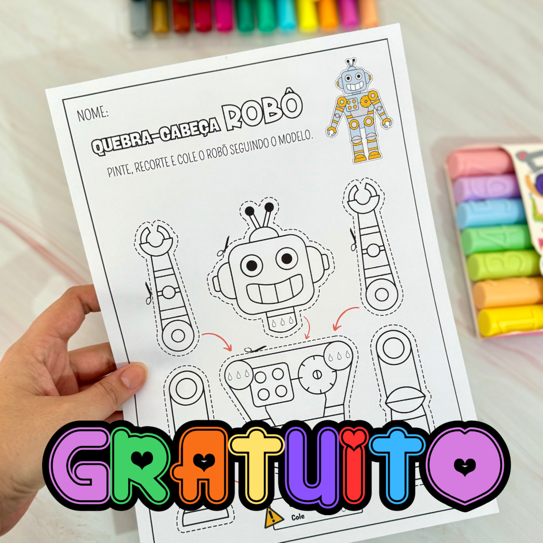 QUEBRA-CABEÇA ROBÔ
