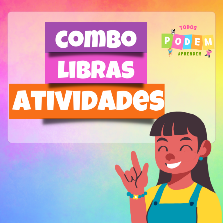 COMBO DE ATIVIDADES EM LIBRAS – Todos Podem Aprender – Recursos