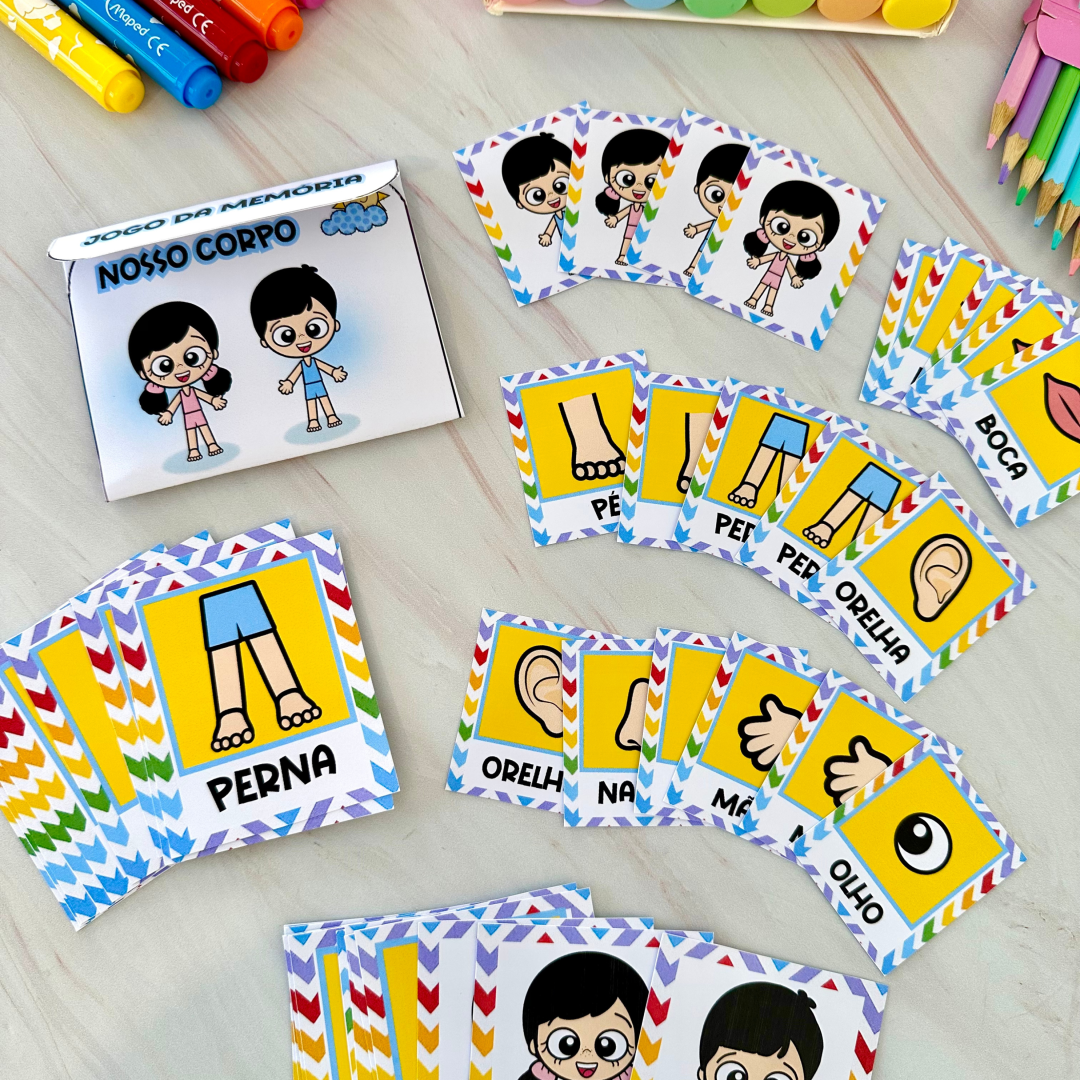 JOGO DA MEMÓRIA- CORPO HUMANO