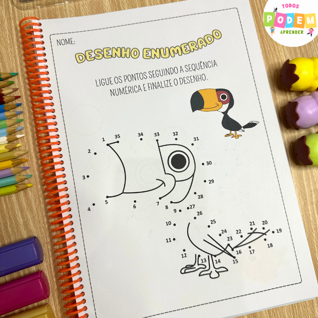 DESENHO ENUMERADO – Todos Podem Aprender – Recursos Pedagógicos ...