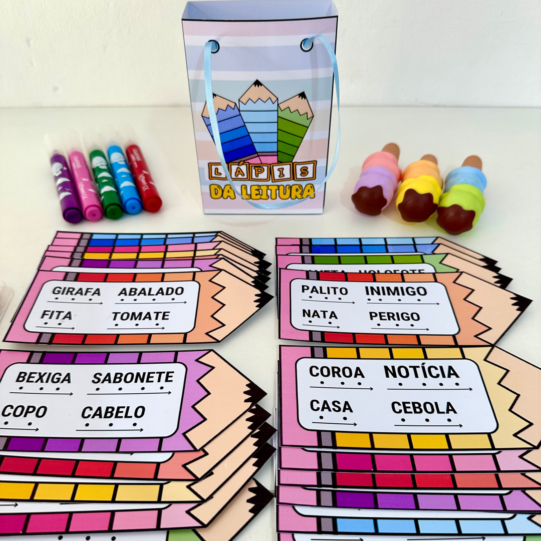LÁPIS DA LEITURA – Sílabas Simples