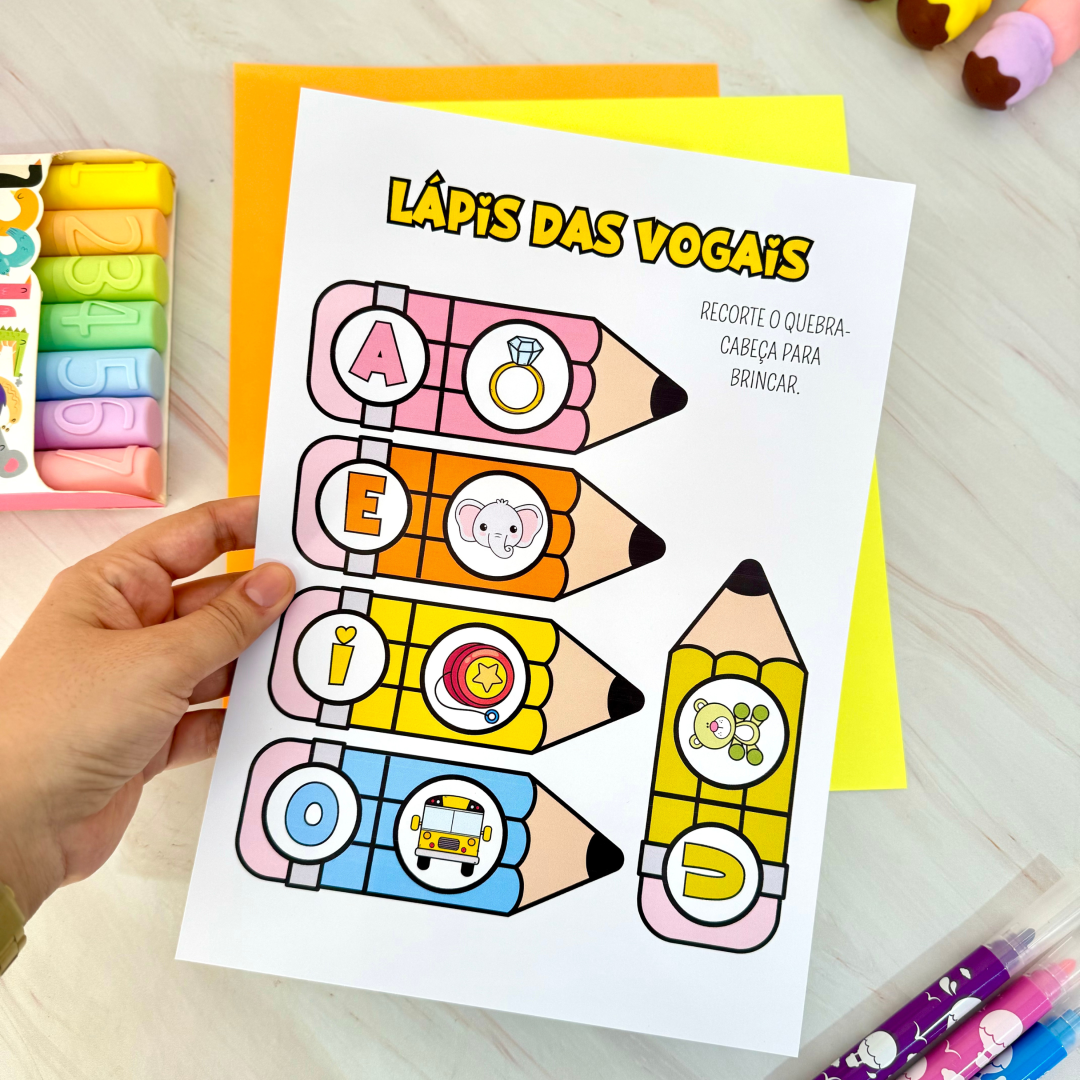LÁPIS DAS VOGAIS