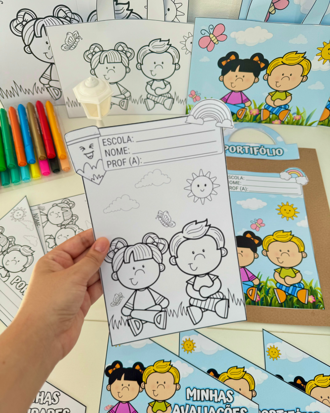KIT CAPAS DE ATIVIDADES- TEMA JARDIM - Image 2