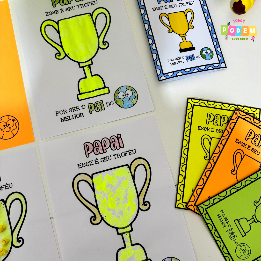 KIT DIA DOS PAIS- TEMA TROFÉU