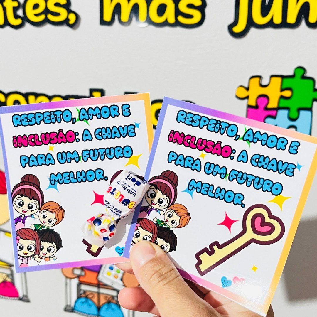 PAINEL SEMANA DA INCLUSÃO + LEMBRANCINHA-SV