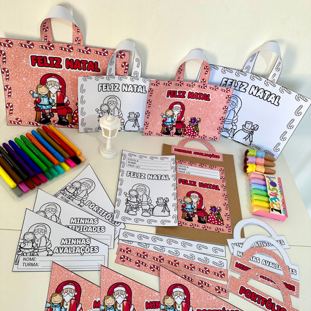 KIT CAPAS DE ATIVIDADES- PAPAI NOEL