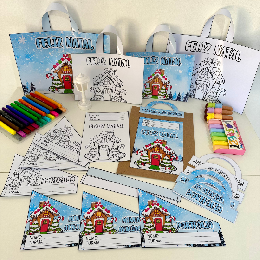 KIT CAPAS DE ATIVIDADES- CASINHA DE NATAL