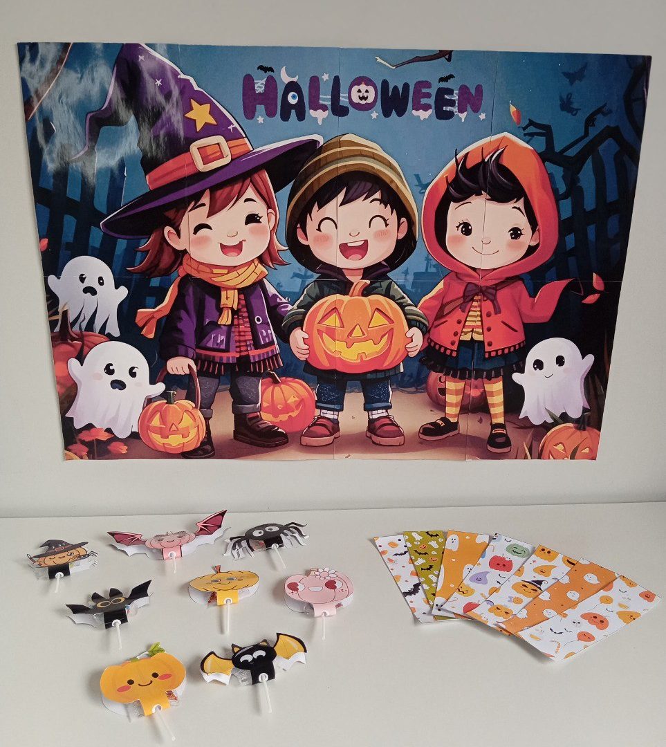 PAINEL HALLOWEEN COM LEMBRANCINHAS- SV