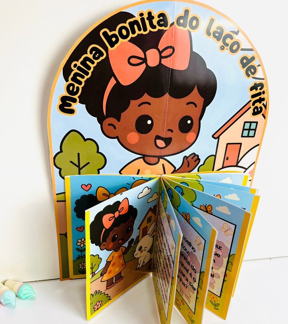 LIVRO 3D – MENINA BONITA DO LAÇO DE FITA- SV