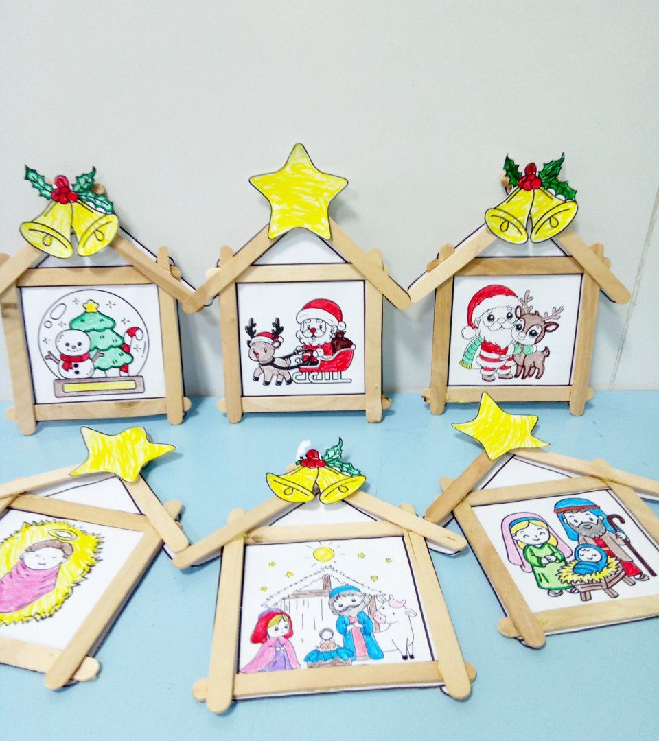 ATIVIDADE INTERATIVA DE NATAL – CASINHAS NATALINAS 3D- SV