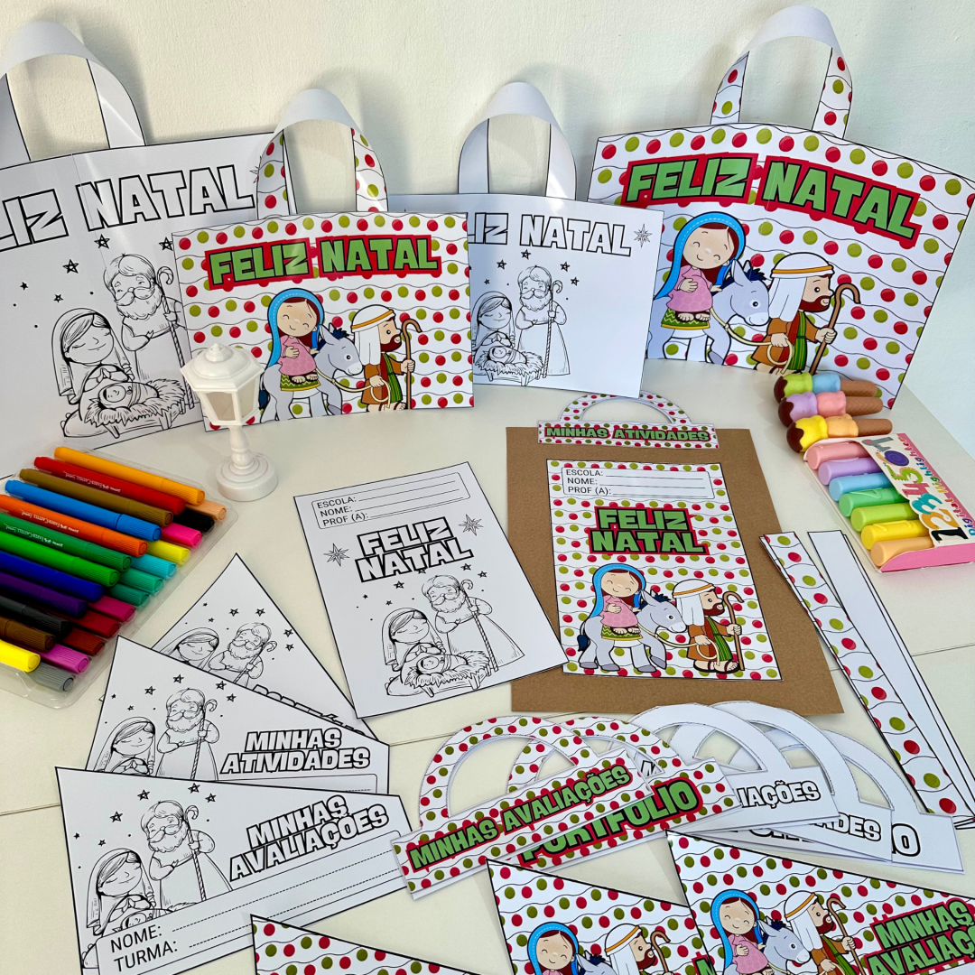 KIT CAPAS DE ATIVIDADES- NATAL CRISTÃO