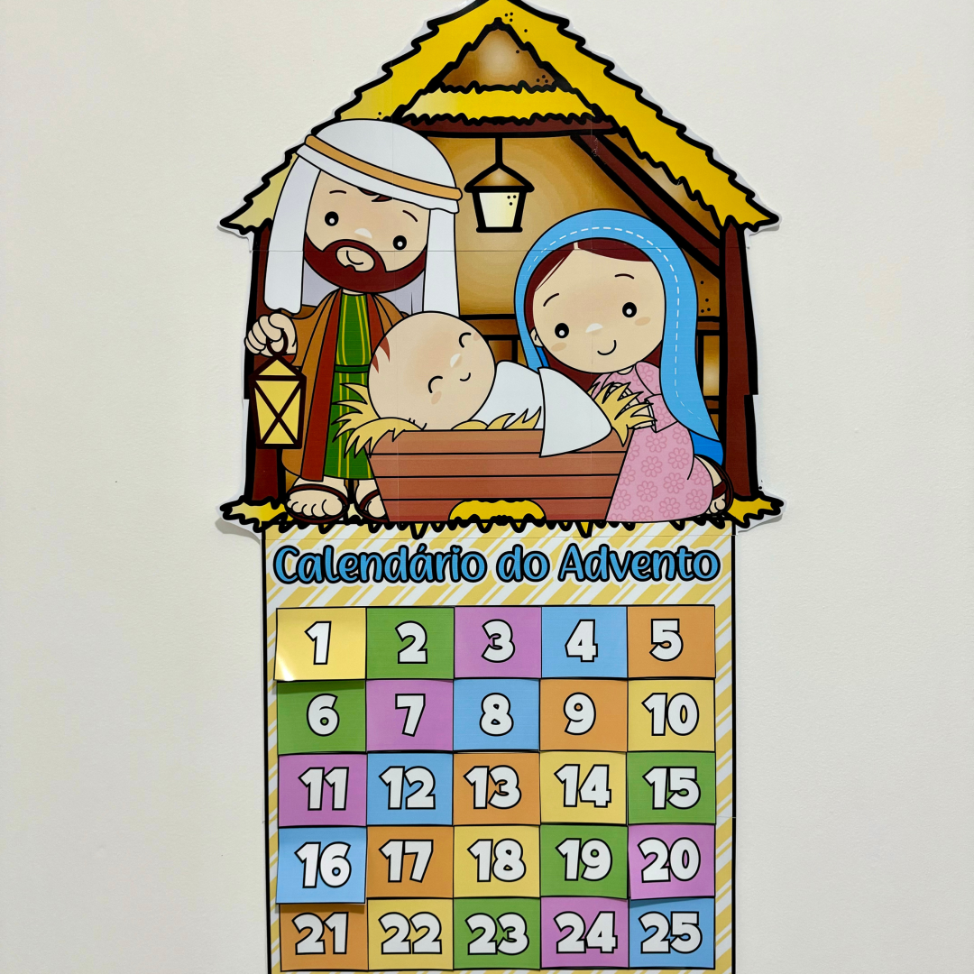 CALENDÁRIO DO ADVENTO- PRESÉPIO