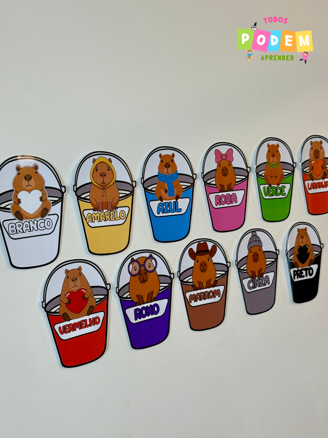 CAPIVARA DAS CORES – Todos Podem Aprender – Recursos Pedagógicos ...