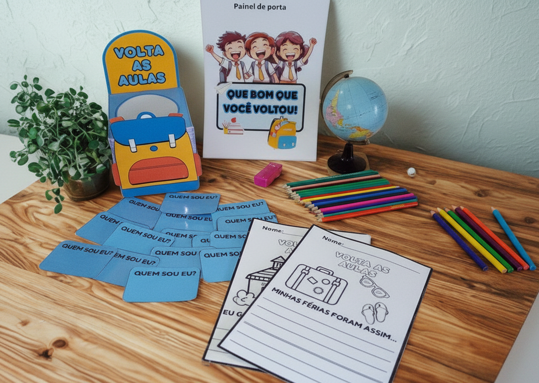 Volta às aulas: Quem sou eu na mochila? (SV)
