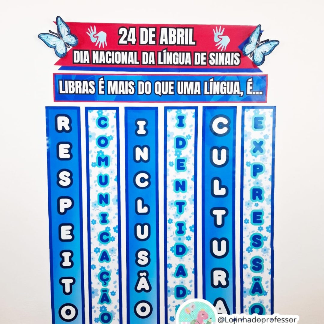 Mural Fatiado- Dia Nacional da Libras