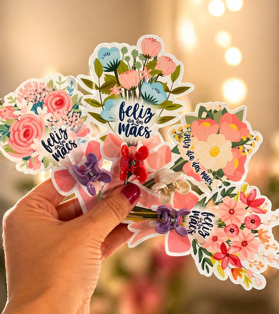 BUQUÊ DE PRESILHAS- LEMBRANCINHA DIA DAS MÃES