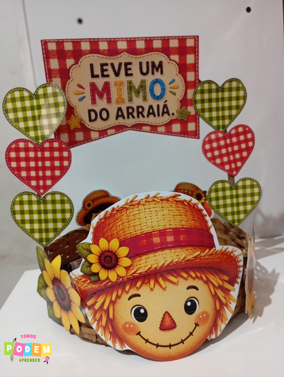 CESTA + PAINEL ARRAIÁ- SV - Imagem 6