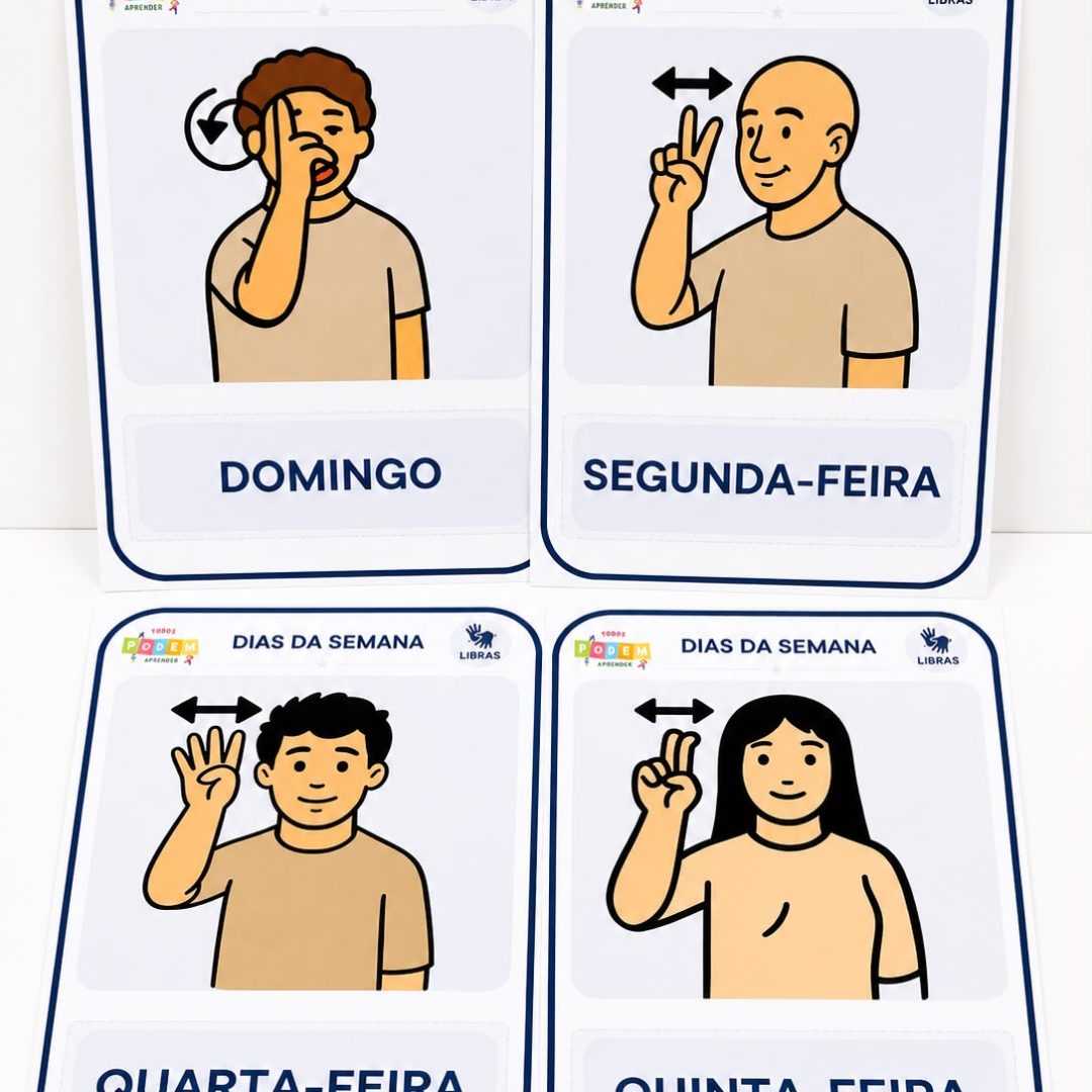 DIAS DA SEMANA EM LIBRAS