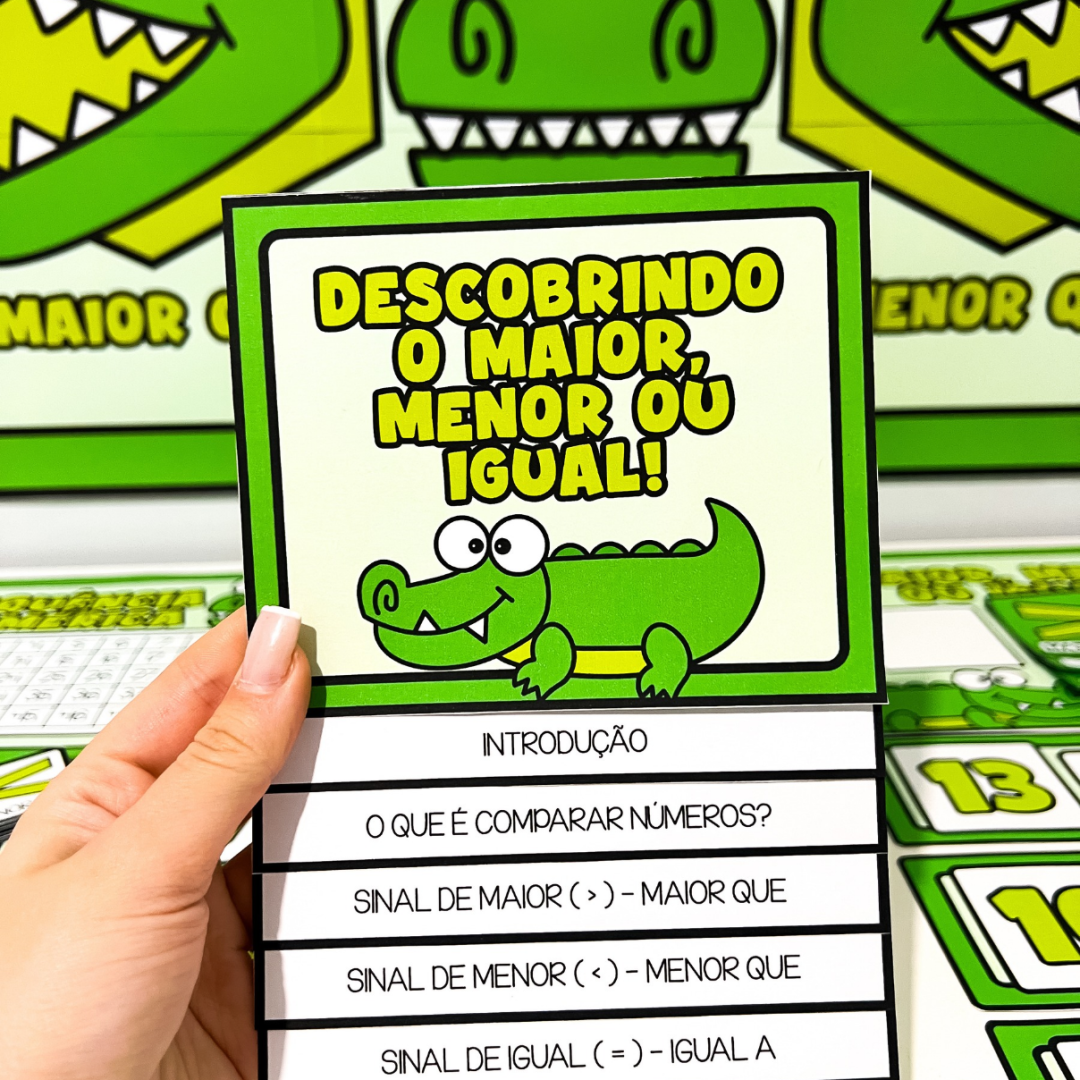 KIT MAIOR, MENOR OU IGUAL